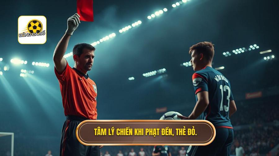 Tâm lý chiến khi phạt đền, thẻ đỏ