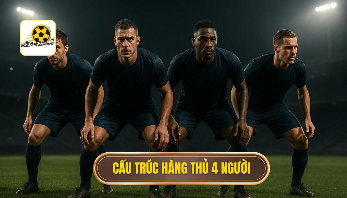Cấu trúc và nguyên lý vận hành cốt lõi của hàng thủ 4 người