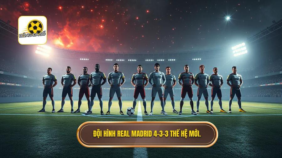 1. Đội hình "Dải ngân hà" thế hệ mới (Sơ đồ 4-3-3)