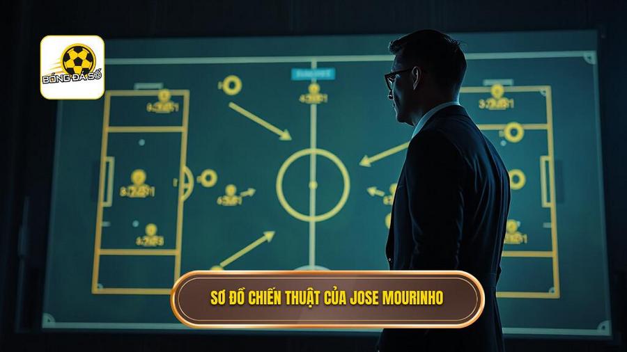 Sơ đồ chiến thuật của Jose Mourinho