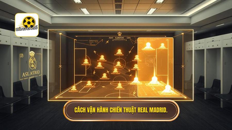 Cách vận hành chiến thuật Real Madrid.