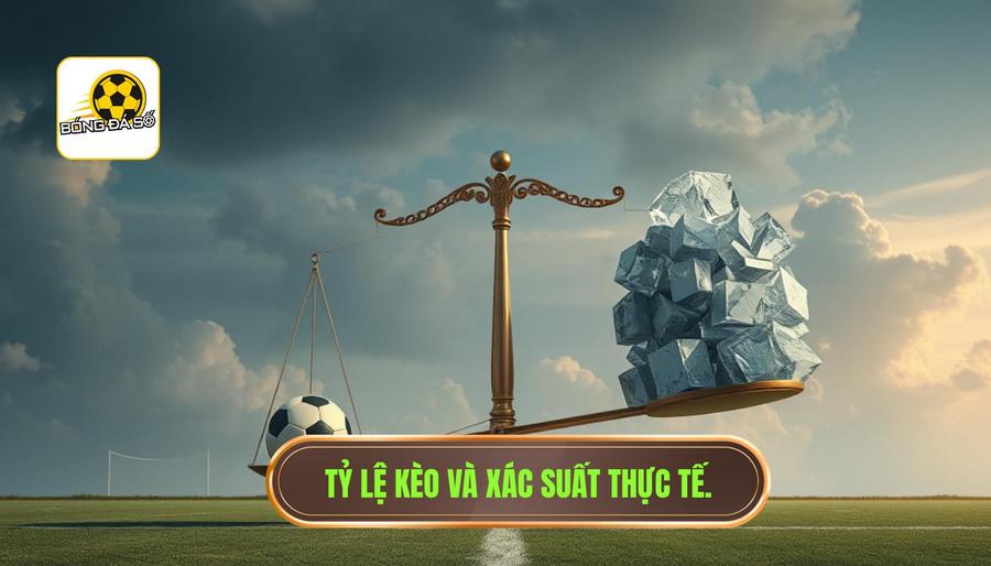 Tỷ lệ kèo không phản ánh xác suất thực tế của trận đấu