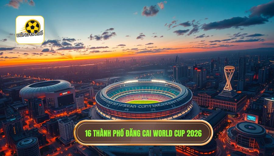 World Cup 2026 tổ chức ở đâu? Tất tần tật về kỳ World Cup lịch sử tại Bắc Mỹ 2 Danh sách chi tiết 16 thành phố đăng cai World Cup 2026