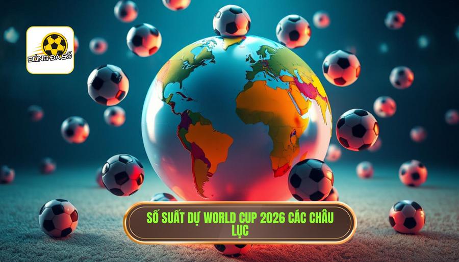 Phân bổ suất tham dự cho các châu lục tại World Cup 2026